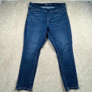 Signature by Levi's Skinny Jeans Womens 18S Blue Denim Cotton Stretch Pull On